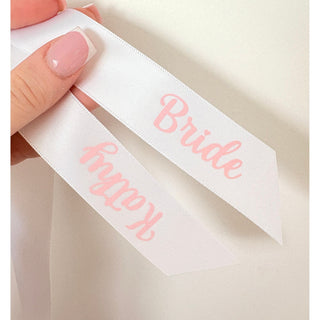 Personalised Ribbon - More Colours Available