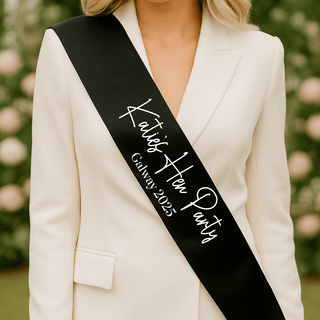 Personalised Sash - Black
