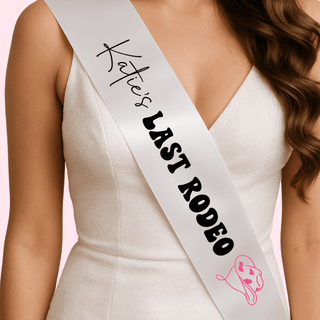 Personalised Sash - Last Rodeo