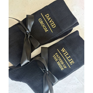 Personalised Socks - Black
