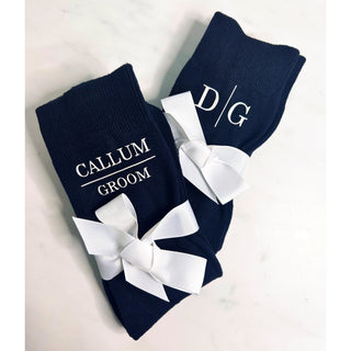 Personalised Socks - Navy