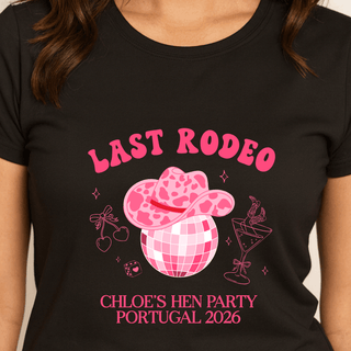 Personalised T-shirt - Last Rodeo