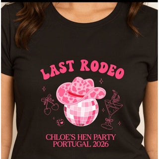 Personalised T-shirt - Last Rodeo