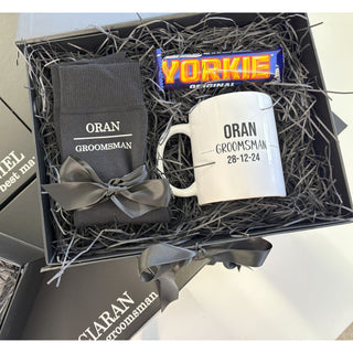 Personalised Team Groom Gift Set - Mug