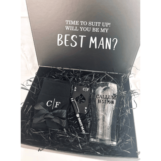 Personalised Team Groom Gift Set - Pint