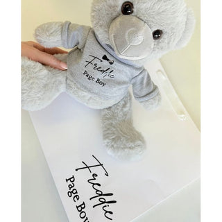 Personalised Teddy Bear - Grey