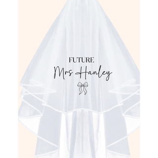 Personalised Veil - Tying the Knot