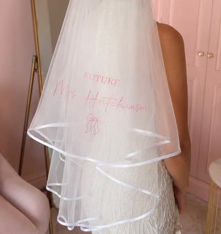 Personalised Veil - Tying the Knot