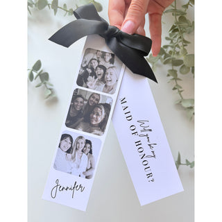 Photo Gift Tag with Any Message & Ribbon