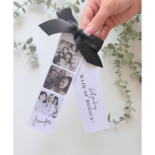 Photo Gift Tag with Any Message & Ribbon