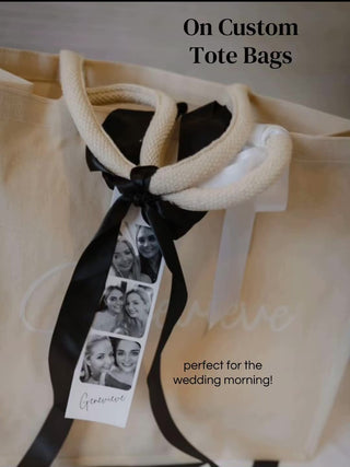 Photo Gift Tag with Any Message & Ribbon