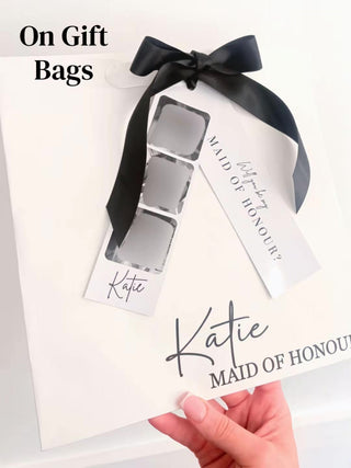 Photo Gift Tag with Any Message & Ribbon