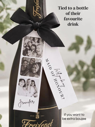 Photo Gift Tag with Any Message & Ribbon