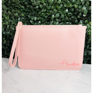 Personalised Clutch Bag - Pink