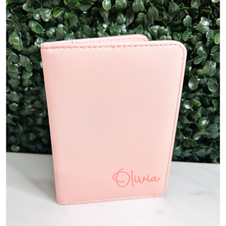 Personalised Passport Holder - Pink