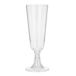 Plastic Champagne Glasses 150 ml - 8 pack