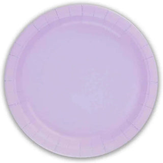 Lavender Paper Plates 9" x 8 Plastic Free