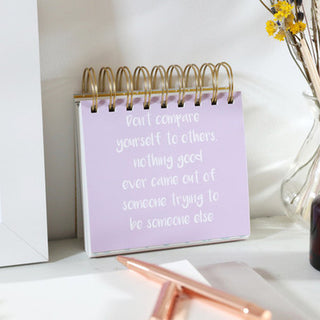Positive Affirmations Desktop Flip Book