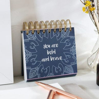 Positive Affirmations Desktop Flip Book