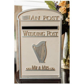 RENTAL Wedding Card Post Box - Silver
