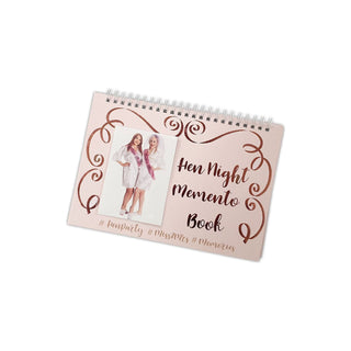 Rose Gold Hen Do Memento Book