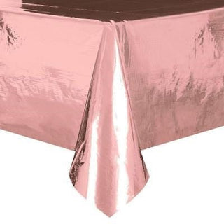Rose Gold Plastic Tablecover