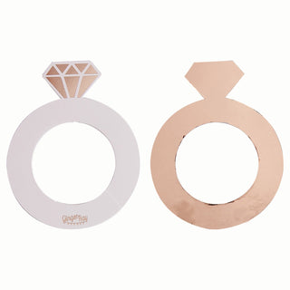 Rose Gold Ring Shaped Drink Markers