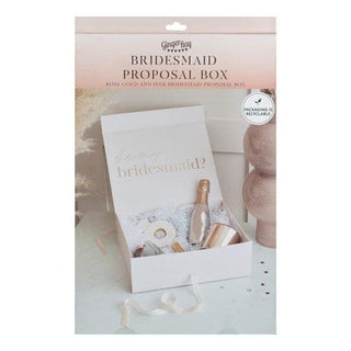 Rose Gold Will You Be My Bridesmaid Box