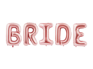 Rosegold Foil Bride Balloon - 280 x 86cm