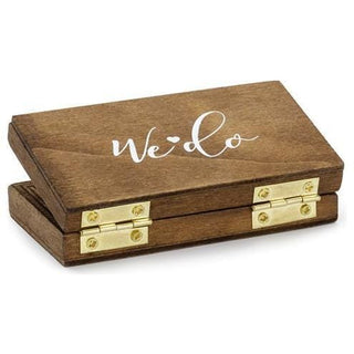 Rustic Wooden Wedding Ring Box