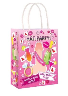 Willy Hen Party Bag 22 X 18 X 8cm