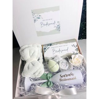 Sage Bridal Party Box Set - Any Wording Box