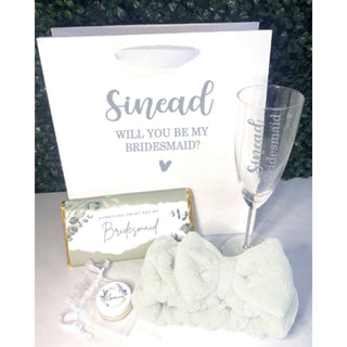 Sage Bridal Party Gift Bag Set - Any Wording