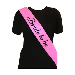 Sash Pale Pink Bride to be