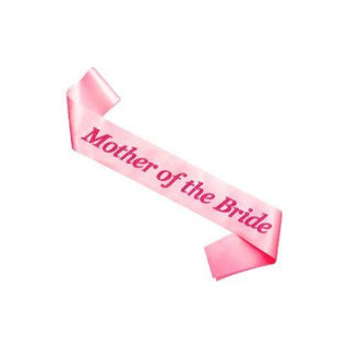 Sash Pink on Pink Mother of the Bride