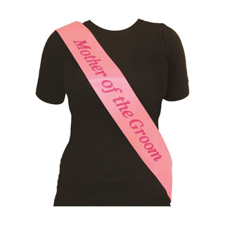 Sash Pink on Pink Mother of the Groom