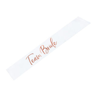 Sash Team bride, white, 75cm