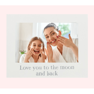 Sass & Belle Love You to the Moon & Back Photo Frame White