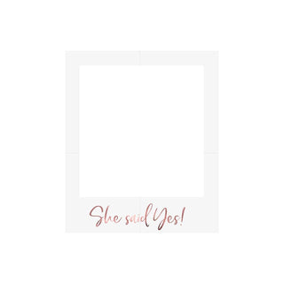 Selfie Photo Frame - she said yes