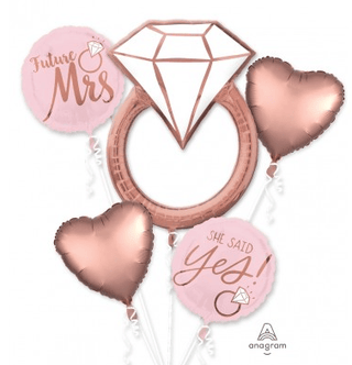 She Said Yes / Future Mrs Balloon Bundle - 5 Pack