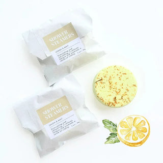 Shower Steamer - Lemon & Mint Aromatherapy Blend