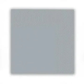 Silver 33cm 2 Ply Napkins x 16