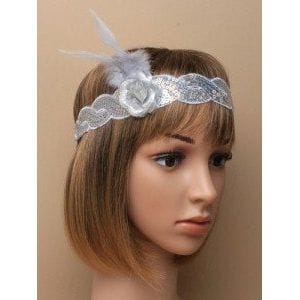 Silver Charleston Headband