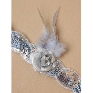 Silver Charleston Headband