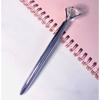Silver Diamond Top Pen