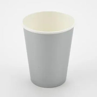 Silver Paper Cups 9oz x 8 – Plastic Free