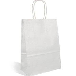 Silver Paper Party Bag