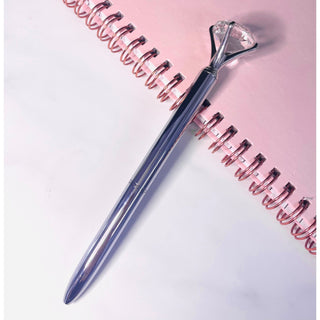 Silver Diamond Top Pen