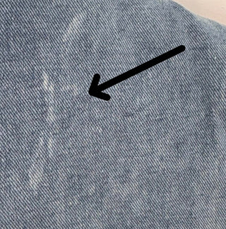 Slightly Imperfect Pearl Denim Jacket with Personalisation Option