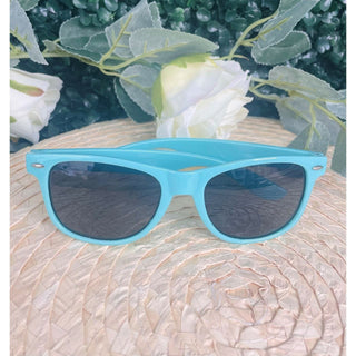 Sunglasses - Mint Green 'Bridesmaid' with black writing.
